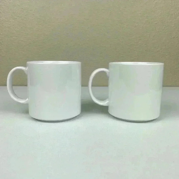 WEST ELM x Rachel Kozlowski Set of 2 Dapped Animals Mugs Barn Owl Deer Ceramic - Picture 8 of 10